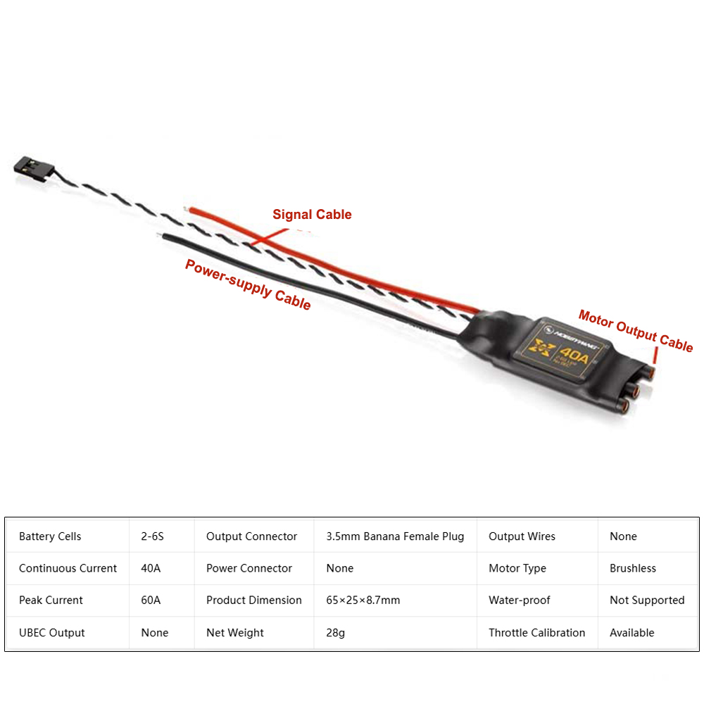 Hobbywing XRotor 40A ESC Brush - Drone Aerial Photography recensione e prezzo
