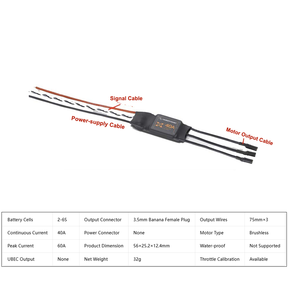Hobbywing XRotor 40A ESC Brush - Drone Aerial Photography recensione e prezzo